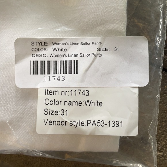 Guideboat Linen sailor pants - Picture 2 of 3